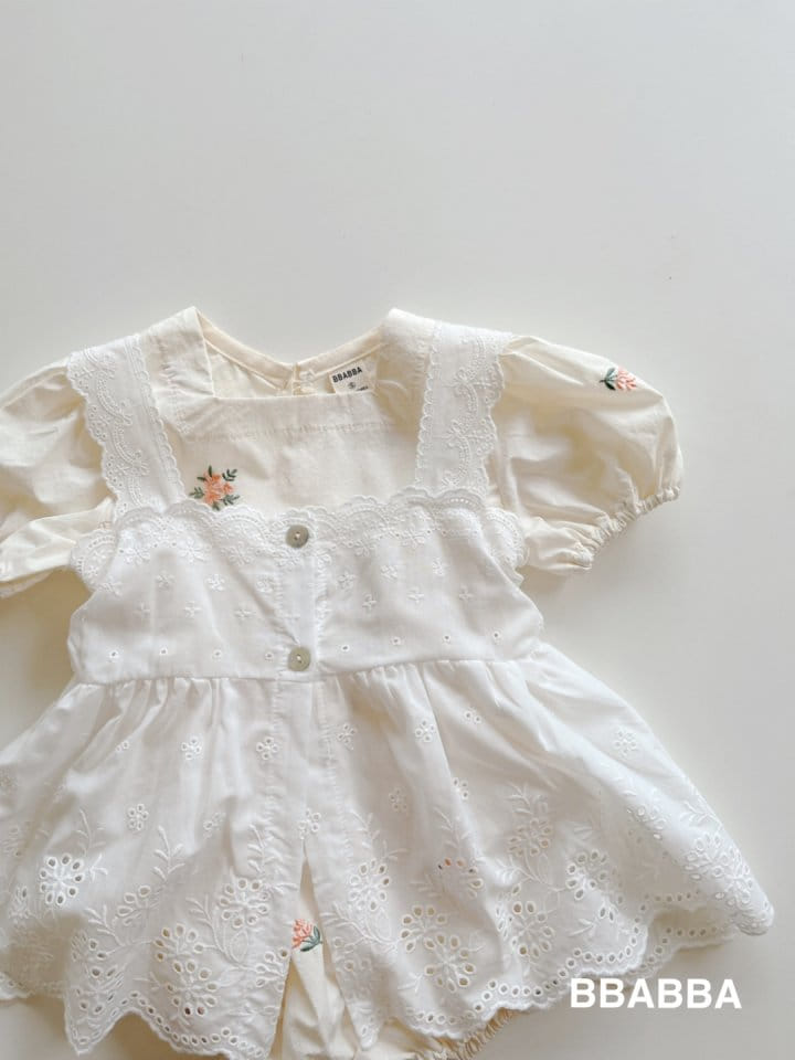 Bbabba - Korean Baby Fashion - #babyclothing - Mamang Lace One-Piece - 3