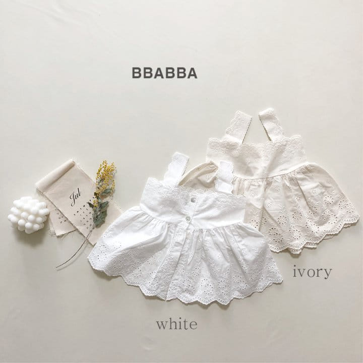 Bbabba - Korean Baby Fashion - #babylifestyle - Mamang Lace One-Piece - 7