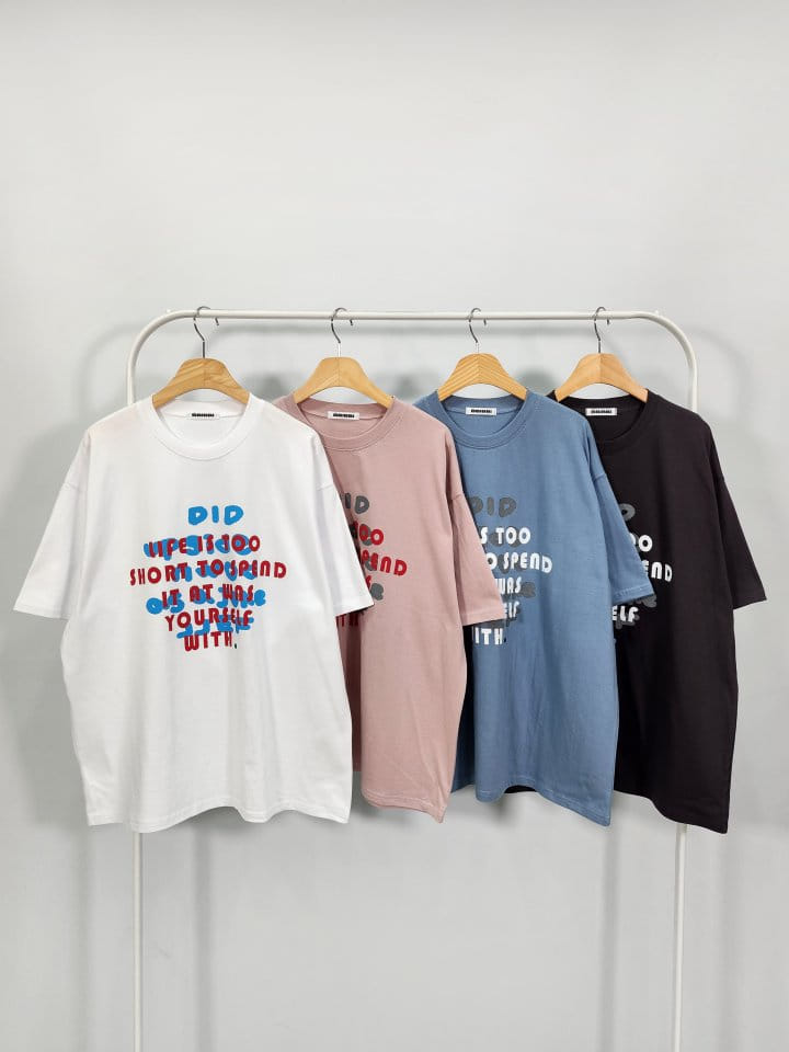 Bbibbi - Korean Women Fashion - #womensfashion - Life Short Sleeve Tee  - 2
