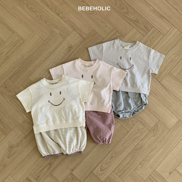 Bebe Holic - Korean Baby Fashion - #babyfashion - Smile Tee - 2