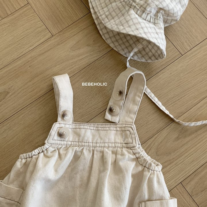 Bebe Holic - Korean Baby Fashion - #babyoutfit - Denim Pocket Body Suit - 9