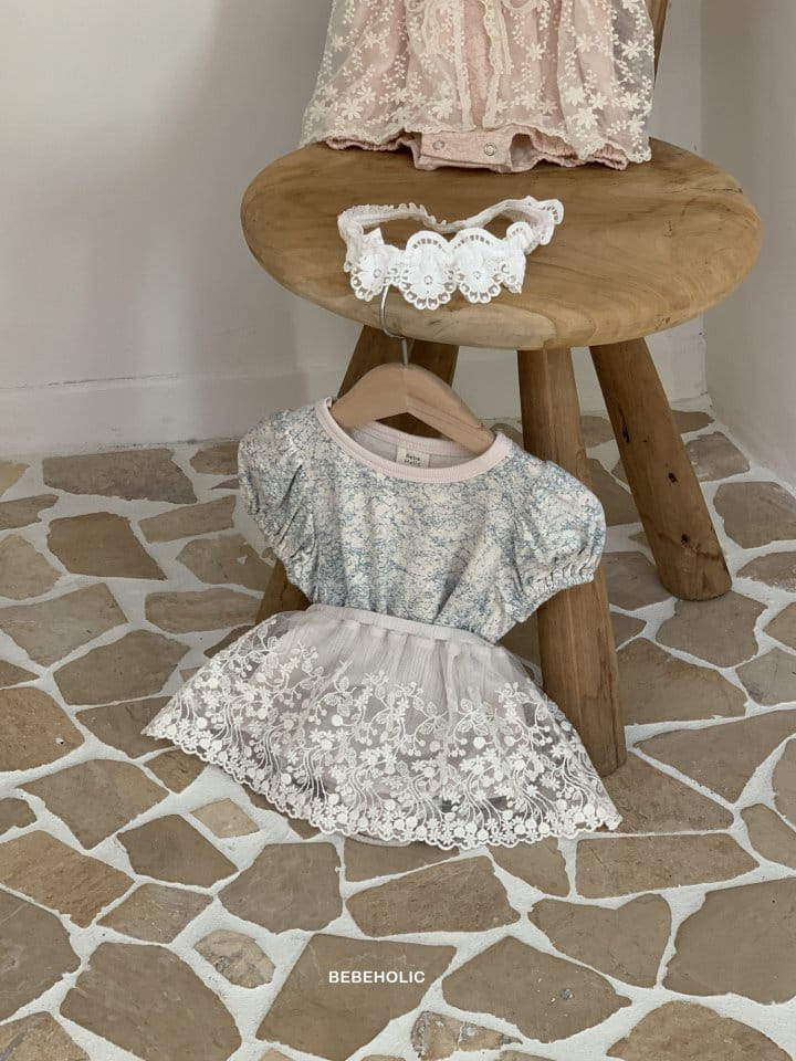 Bebe Holic - Korean Baby Fashion - #babyoutfit - Flower Body Suit - 10