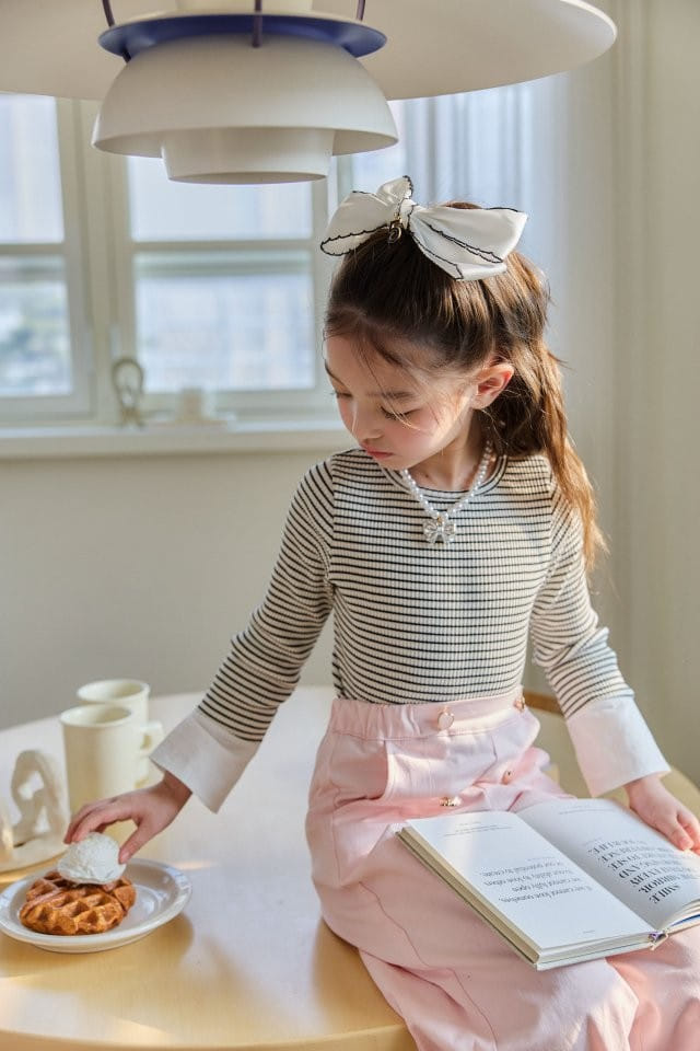Berry Berry - Korean Children Fashion - #childrensboutique - Yacht Rib Tee - 11