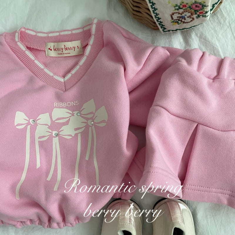 Berry Berry - Korean Children Fashion - #magicofchildhood - Yocco Top Bottom Set - 2