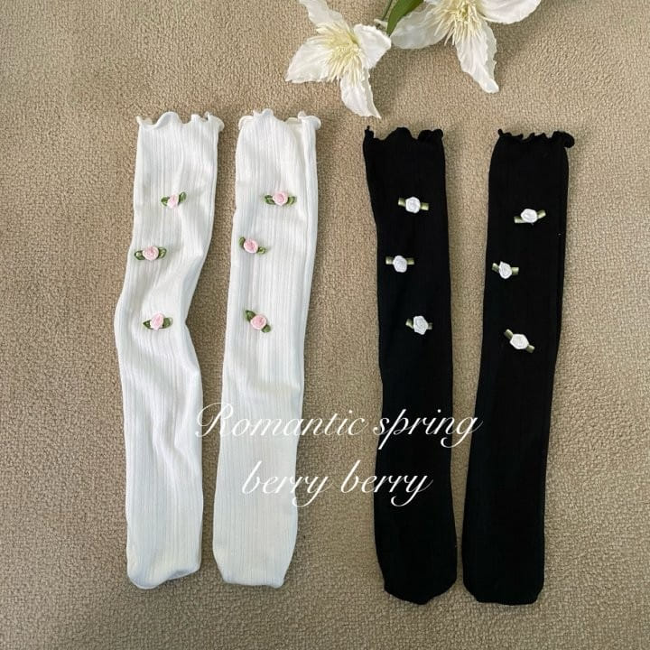 Berry Berry - Korean Children Fashion - #prettylittlegirls - Rose Socks
