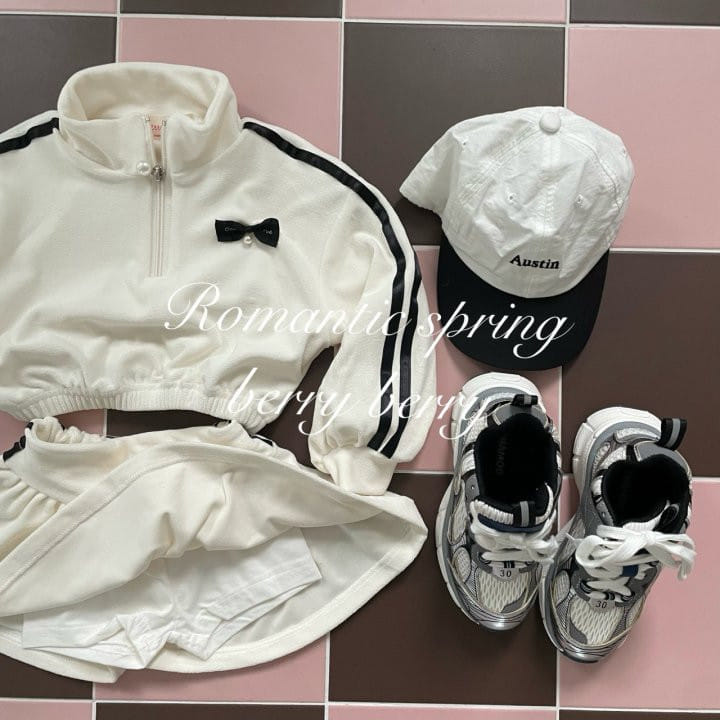 Berry Berry - Korean Children Fashion - #prettylittlegirls - V Terry Top Bottom Set - 5