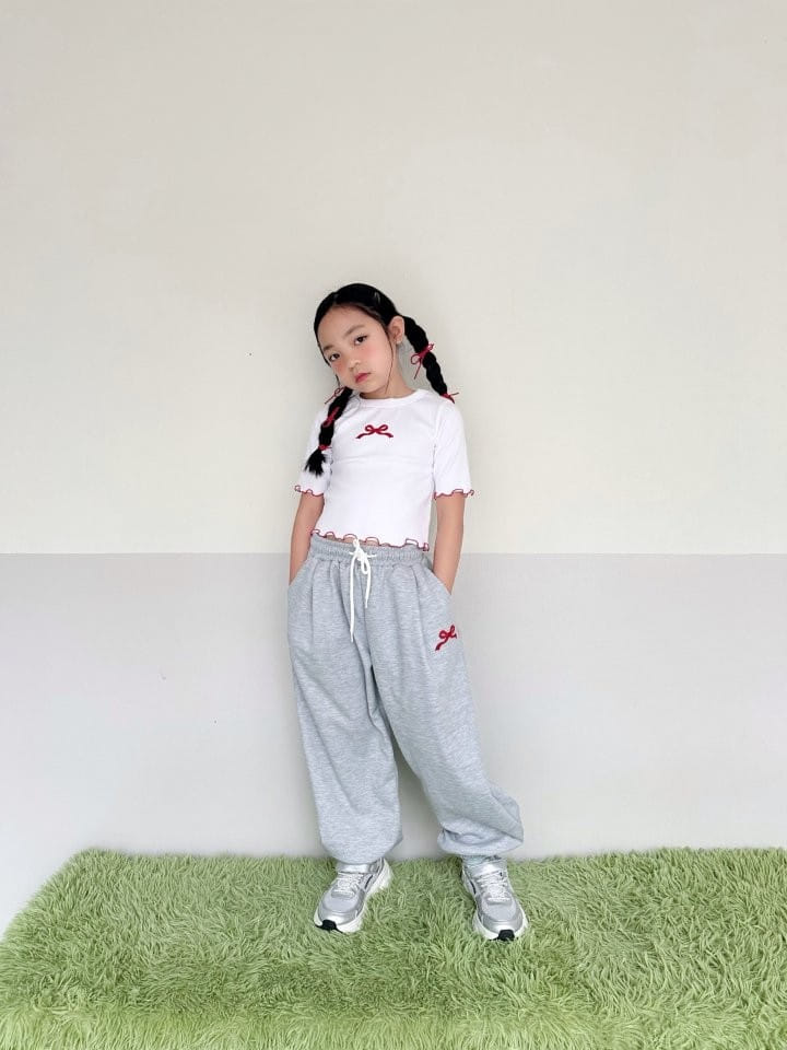 Better j - Korean Children Fashion - #designkidswear - Ribbon Terry Tee - 11