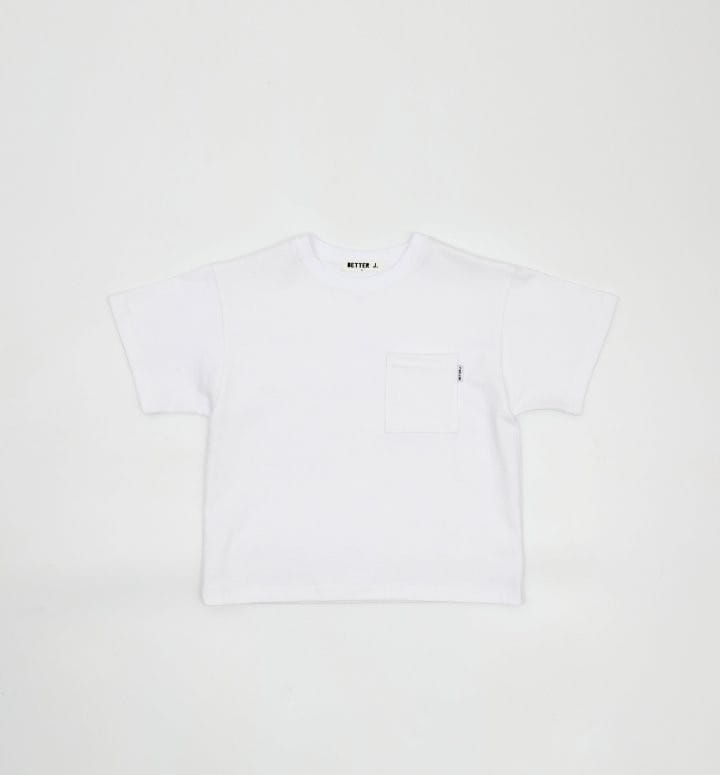 Better j - Korean Children Fashion - #kidzfashiontrend - Pocket Over Tee - 5