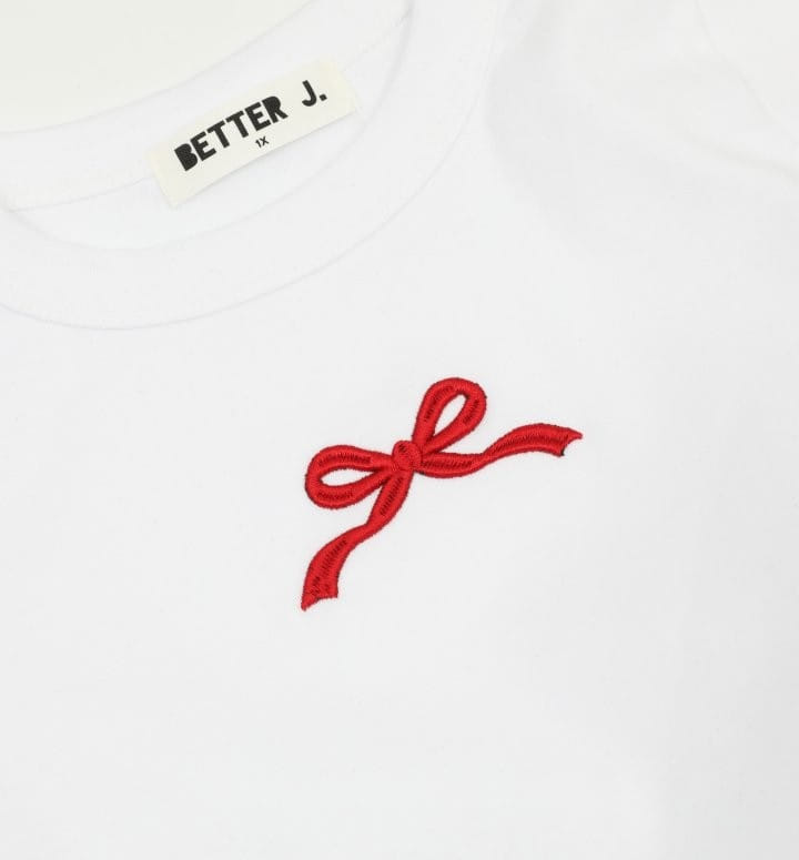 Better j - Korean Children Fashion - #prettylittlegirls - Ribbon Terry Tee - 7
