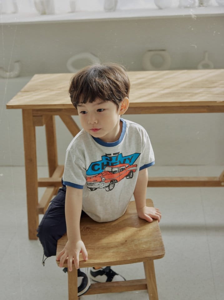 Bienvenu - Korean Children Fashion - #Kfashion4kids - 57 Car Tee - 2