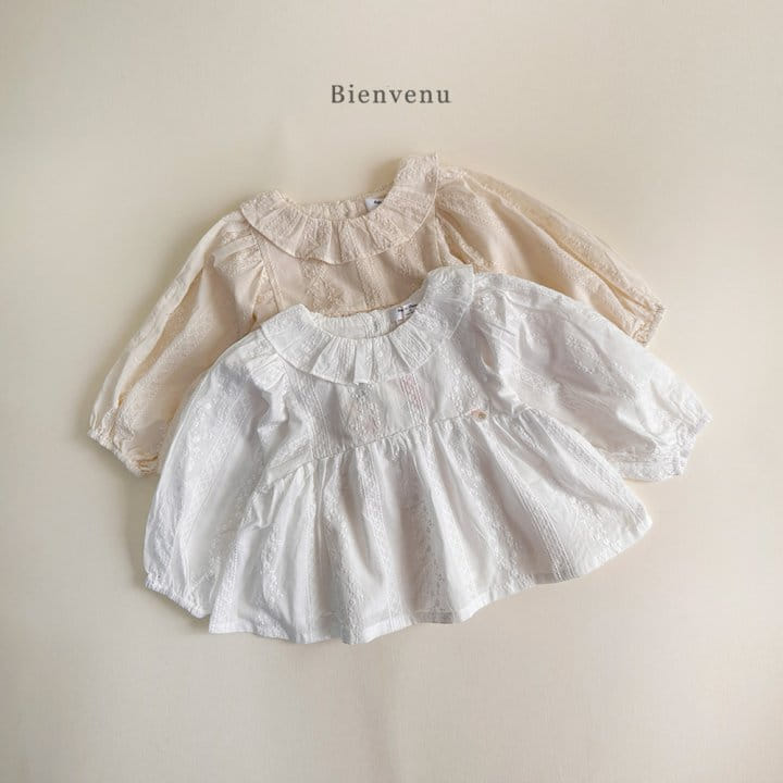 Bienvenu - Korean Children Fashion - #childofig - Empire Jacquard Blouse