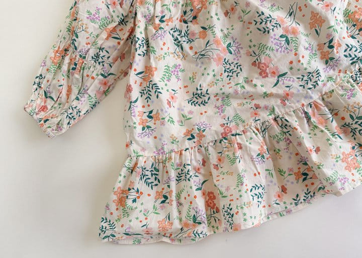 Bienvenu - Korean Children Fashion - #childofig - Garden Puff One-Piece  - 9