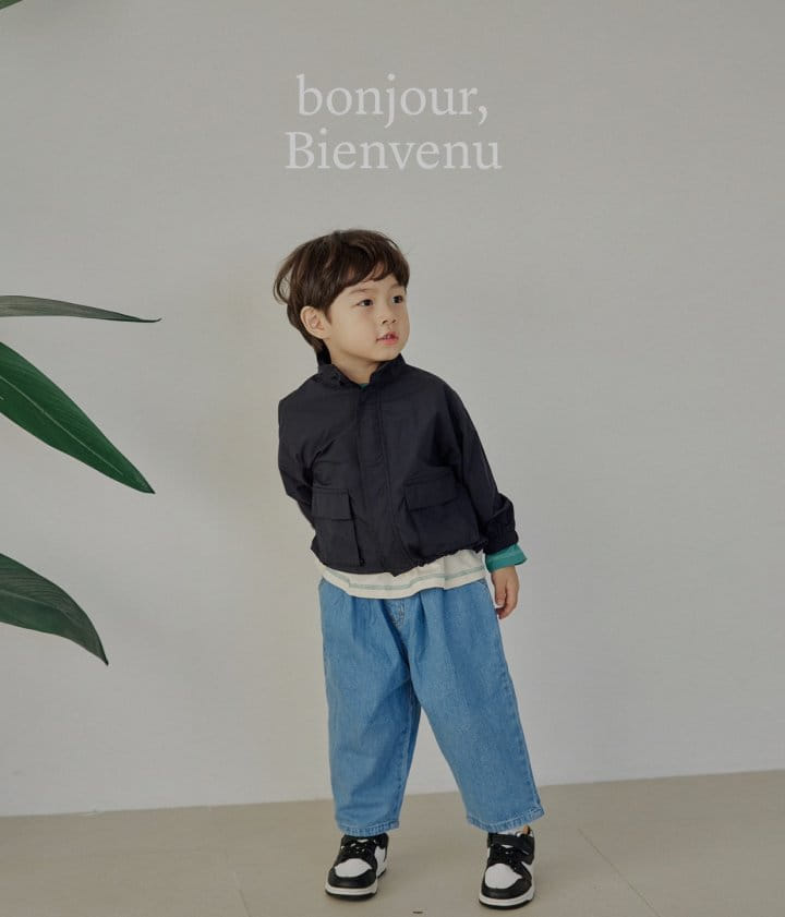 Bienvenu - Korean Children Fashion - #fashionkids - High Neck String Jumper - 2