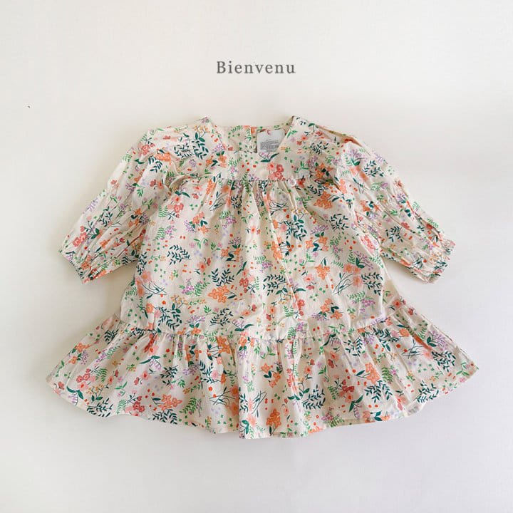Bienvenu - Korean Children Fashion - #kidsshorts - Garden Puff One-Piece 