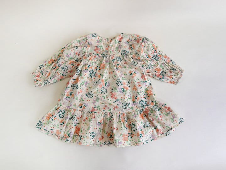 Bienvenu - Korean Children Fashion - #kidsstore - Garden Puff One-Piece  - 2