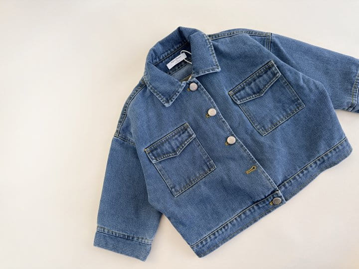Bienvenu - Korean Women Fashion - #momslook - Blue Jeans Jacket - 3