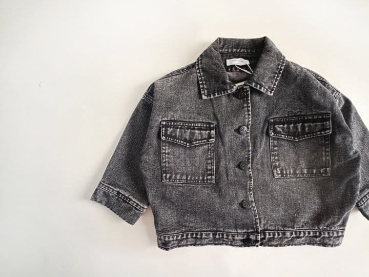Bienvenu - Korean Women Fashion - #womensfashion - Black Jeans Jacket - 3