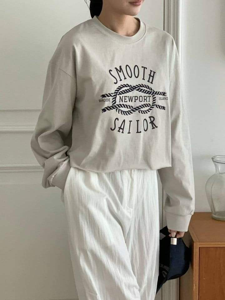 Binus - Korean Women Fashion - #momslook - Sailor Tee - 3