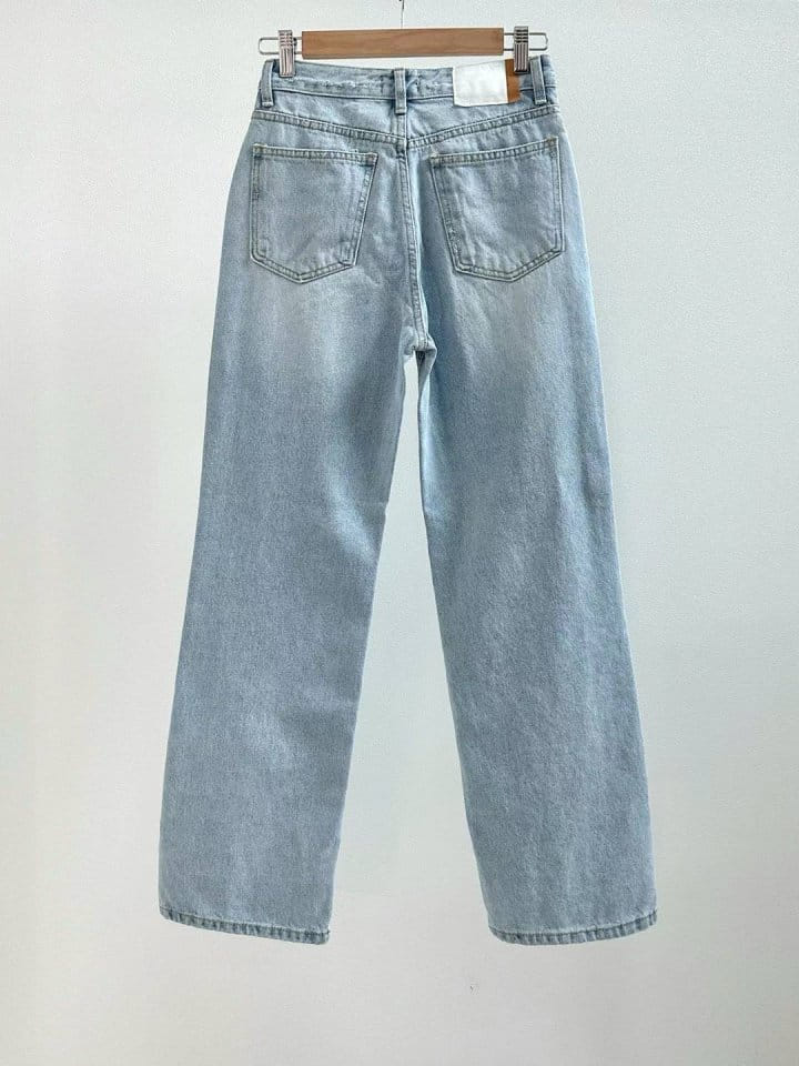 Binus - Korean Women Fashion - #momslook - Washing Denim Pants - 10