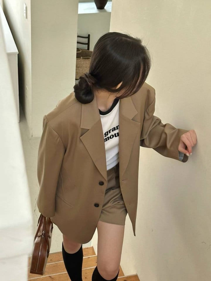 Binus - Korean Women Fashion - #momslook - Rib Color Tee - 7