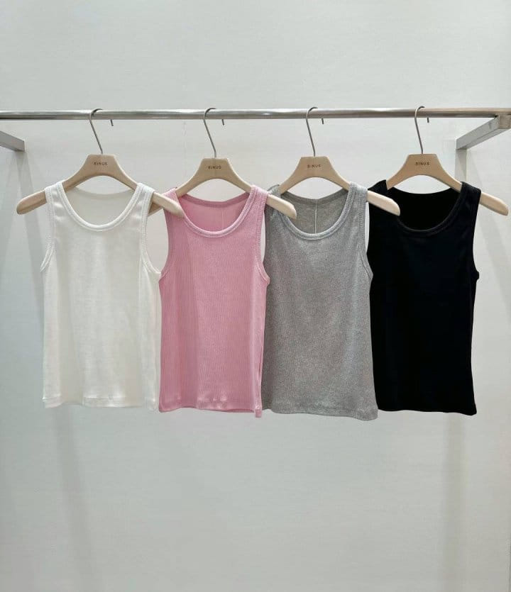 Binus - Korean Women Fashion - #momslook - Mango Sleeveless Tee