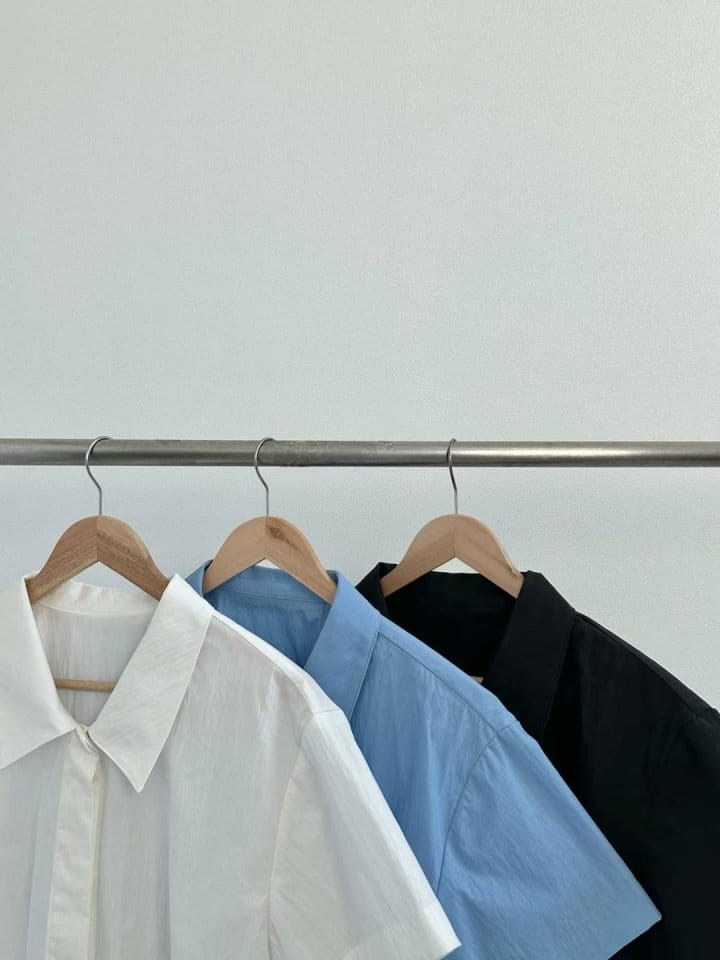 Binus - Korean Women Fashion - #momslook - Linkle Crop Shirt - 2