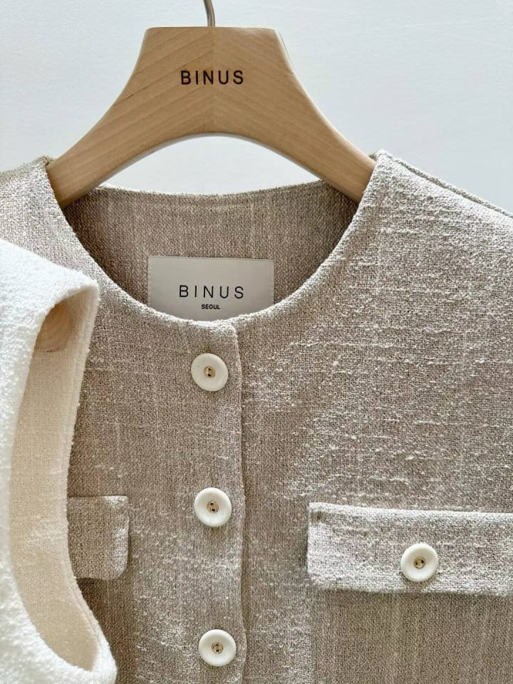 Binus - Korean Women Fashion - #womensfashion - Linen Vest - 4