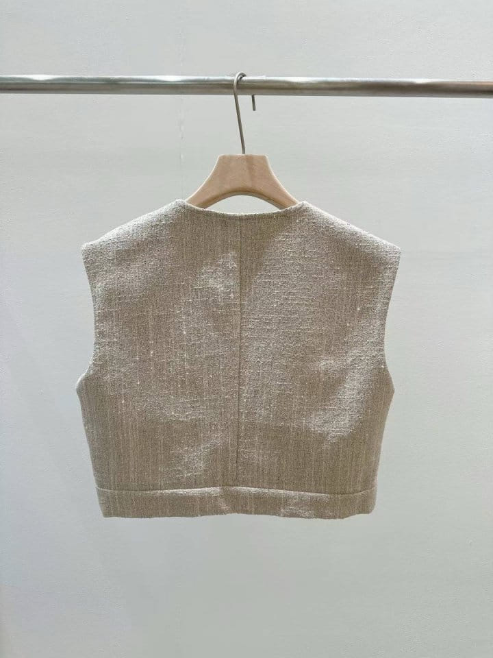 Binus - Korean Women Fashion - #momslook - Linen Vest - 6