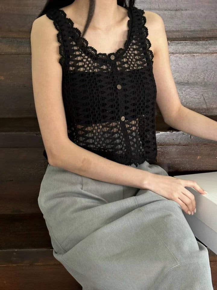 Binus - Korean Women Fashion - #momslook - Sandro Sleeveless Tee - 5