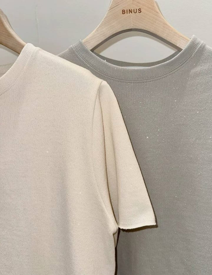 Binus - Korean Women Fashion - #vintageinspired - Pearl Tee - 6