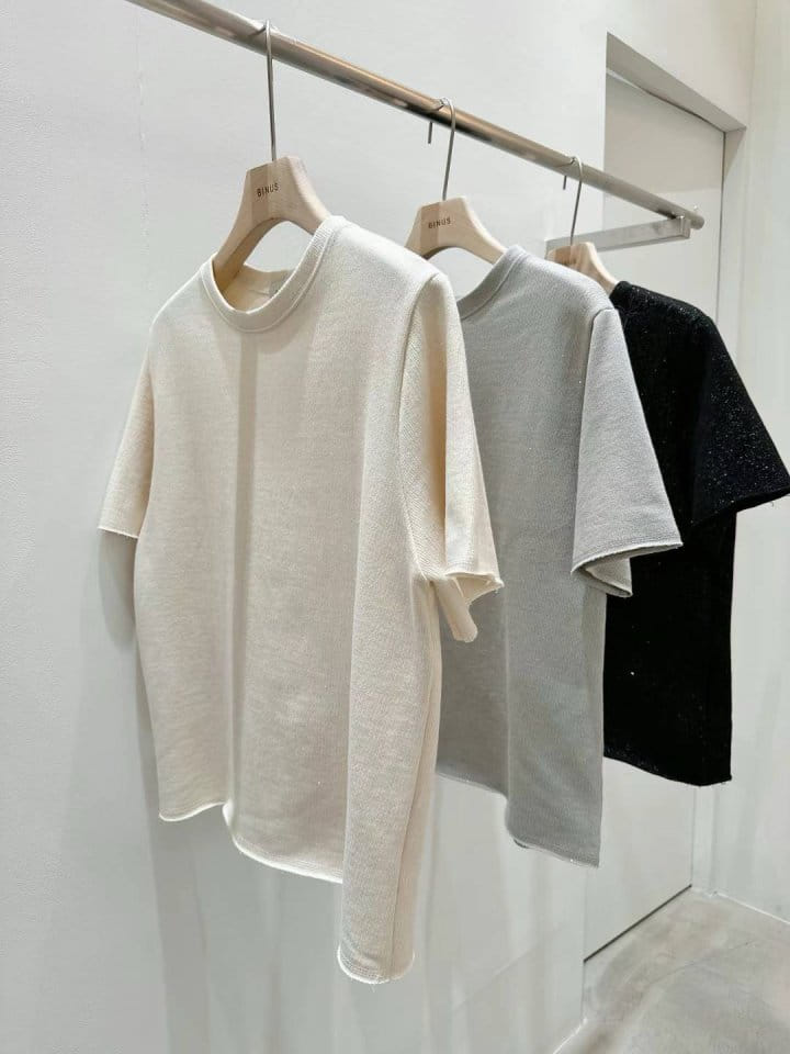 Binus - Korean Women Fashion - #vintagekidsstyle - Pearl Tee - 7