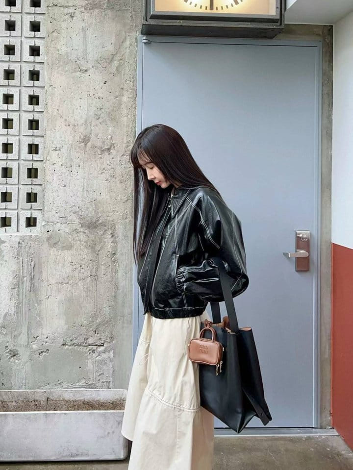 Binus - Korean Women Fashion - #womensfashion - Back Slit One-Piece - 8