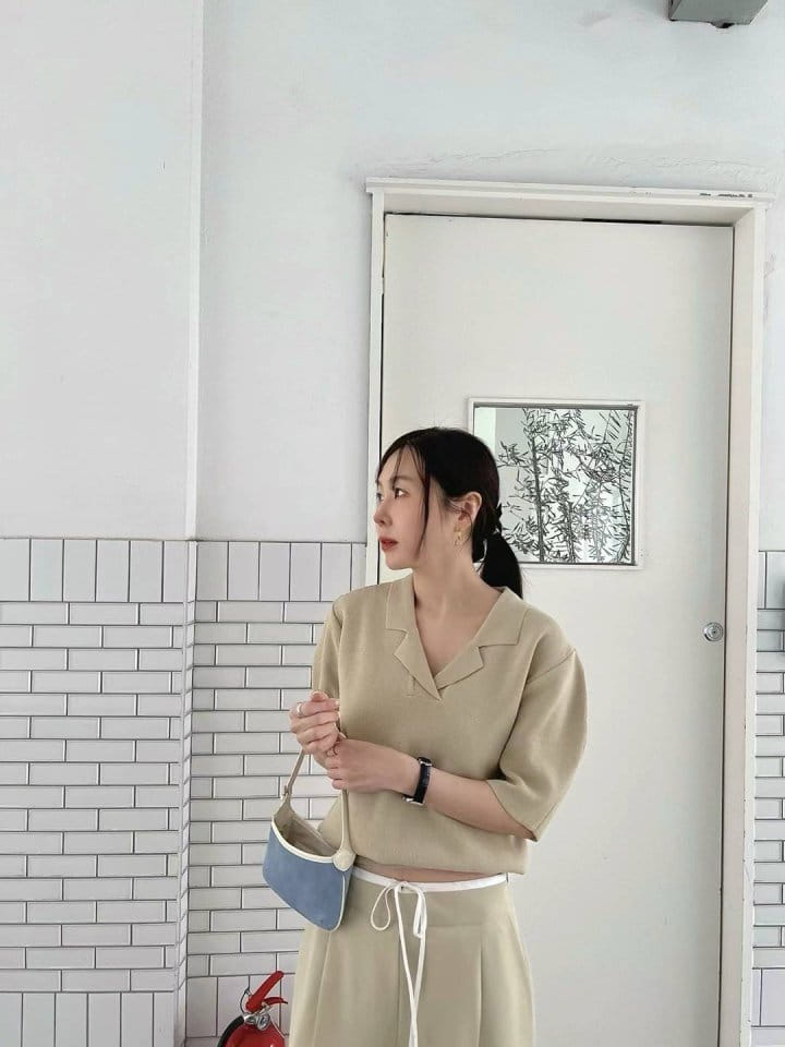 Binus - Korean Women Fashion - #womensfashion - Collar Knit