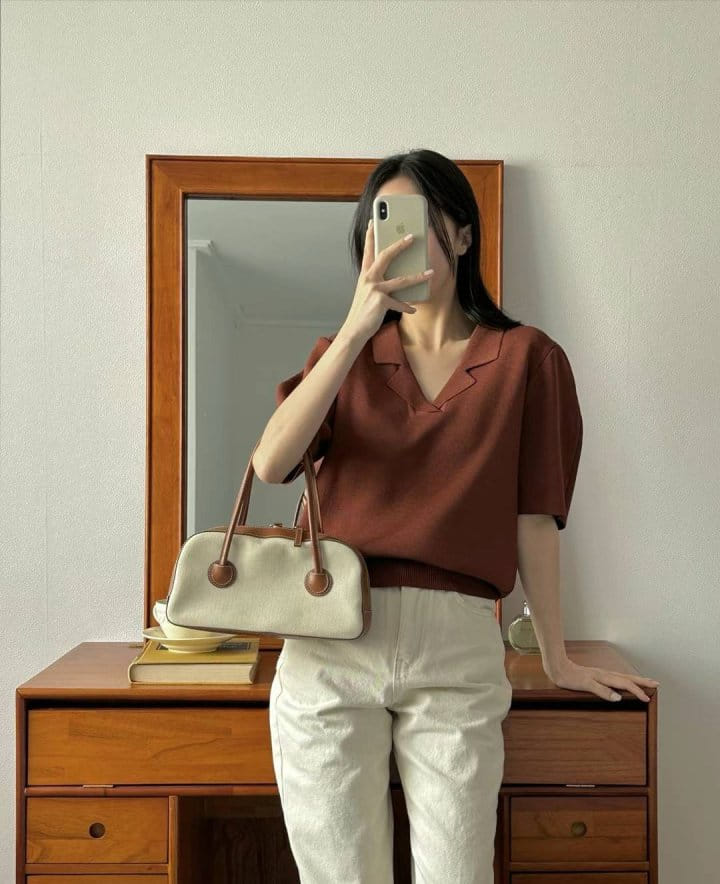 Binus - Korean Women Fashion - #womensfashion - Collar Knit - 11