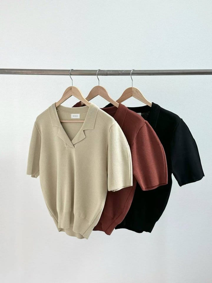 Binus - Korean Women Fashion - #womensfashion - Collar Knit - 3