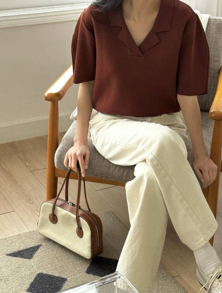 Binus - Korean Women Fashion - #womensfashion - Collar Knit - 9
