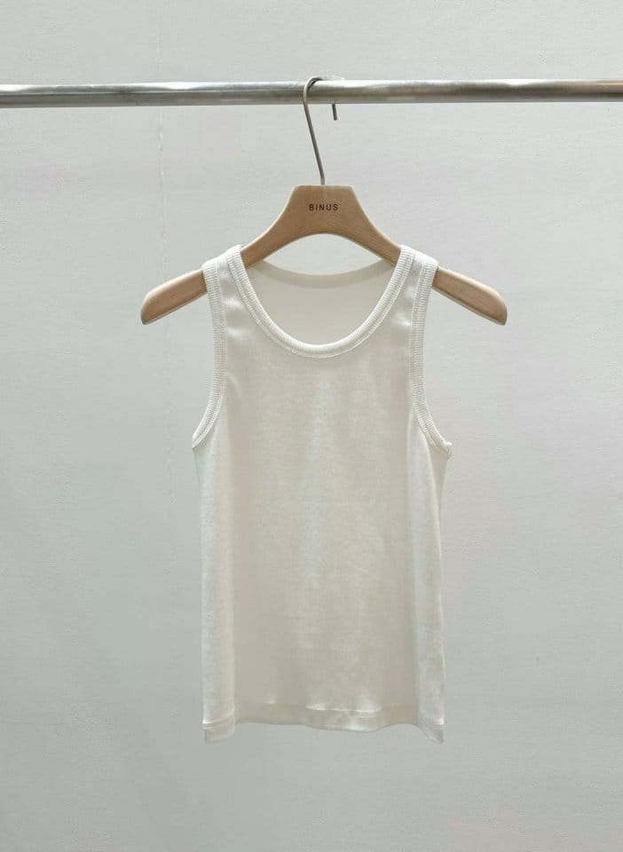 Binus - Korean Women Fashion - #womensfashion - Mango Sleeveless Tee - 2