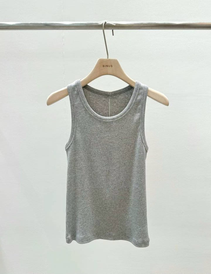 Binus - Korean Women Fashion - #momslook - Mango Sleeveless Tee - 4