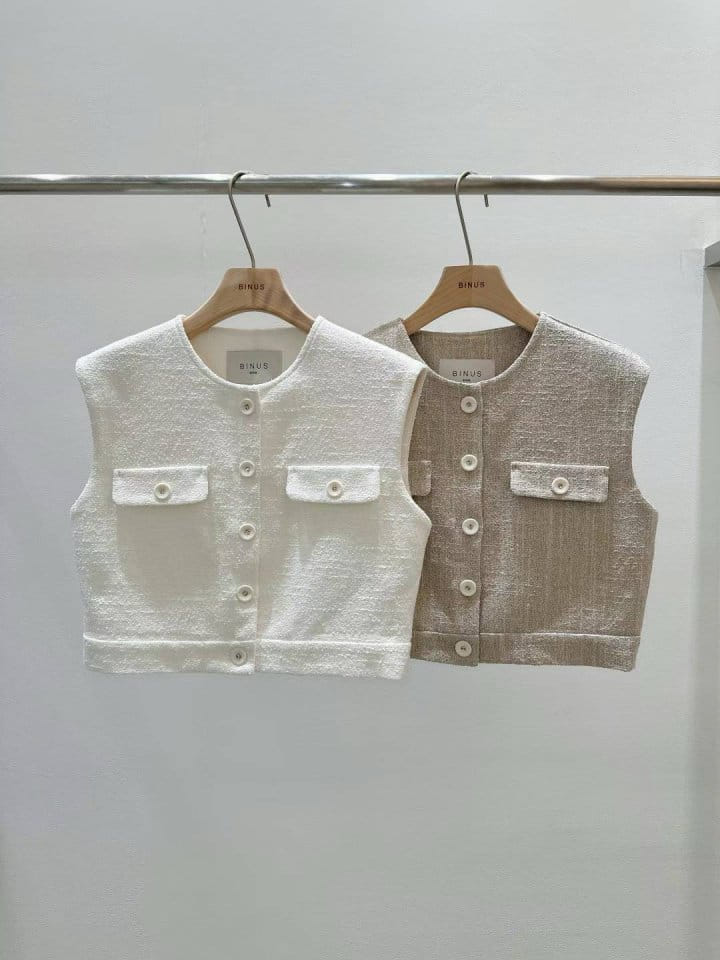 Binus - Korean Women Fashion - #womensfashion - Linen Vest