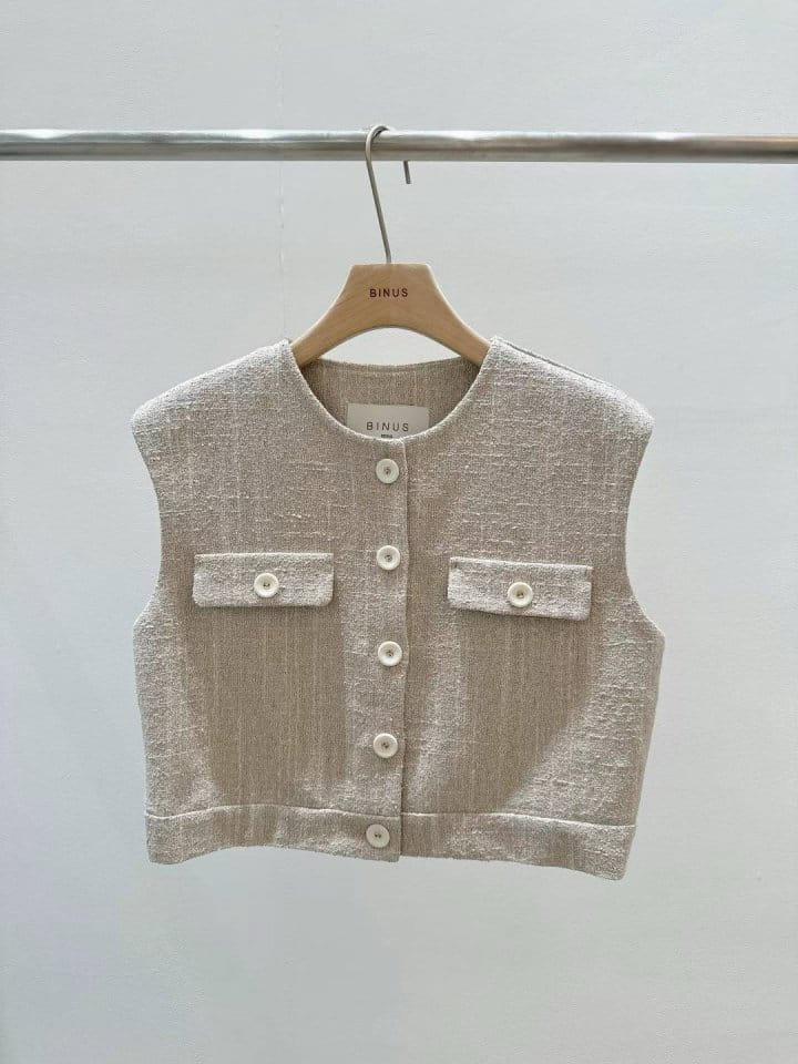 Binus - Korean Women Fashion - #womensfashion - Linen Vest - 5
