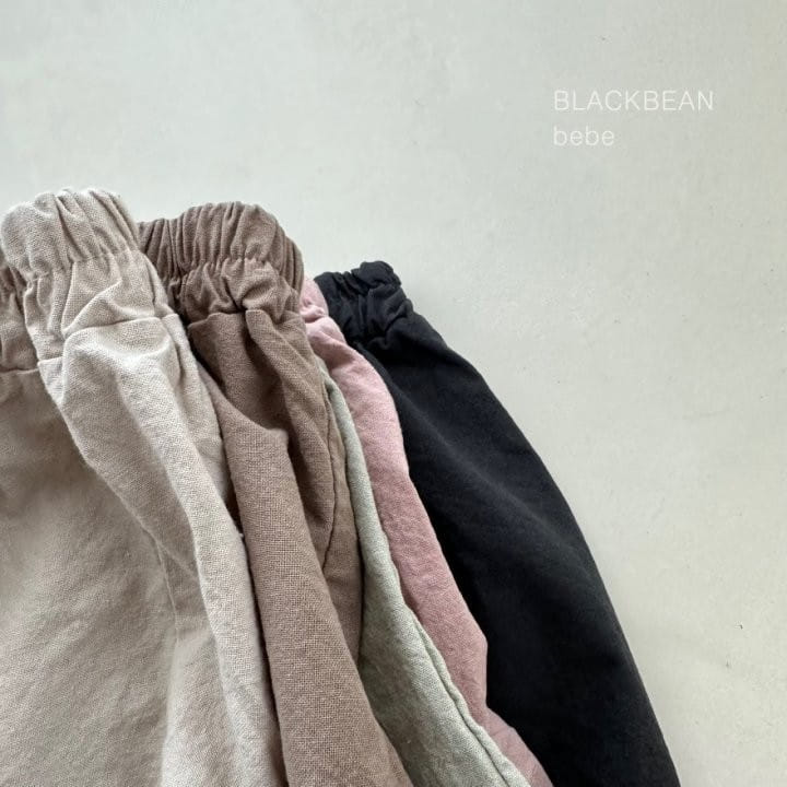 Black Bean - Korean Baby Fashion - #smilingbaby - Linen Bebe Shorts - 10