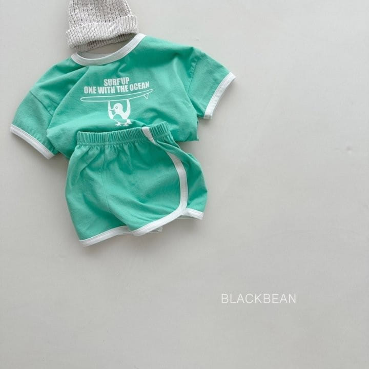 Black Bean - Korean Children Fashion - #fashionkids - Penguin TOP Bottom Set - 6