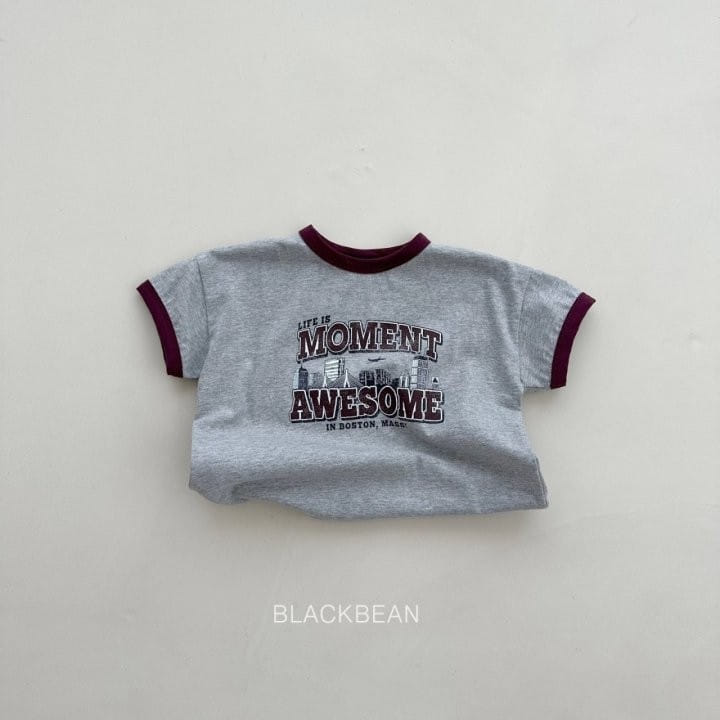 Black Bean - Korean Children Fashion - #kidsstore - City Piping Tee - 8