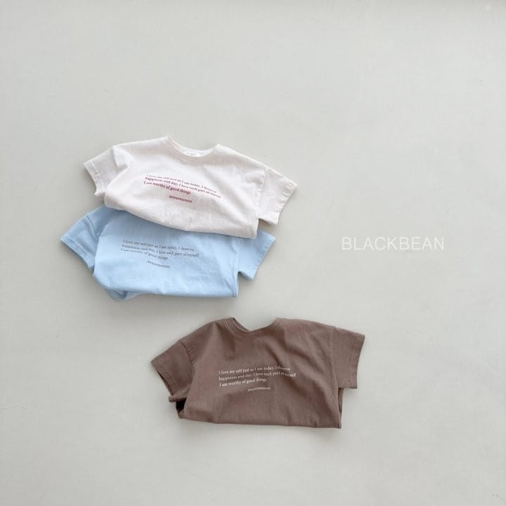 Black Bean - Korean Children Fashion - #todddlerfashion - Love Me Tee With MoM - 2
