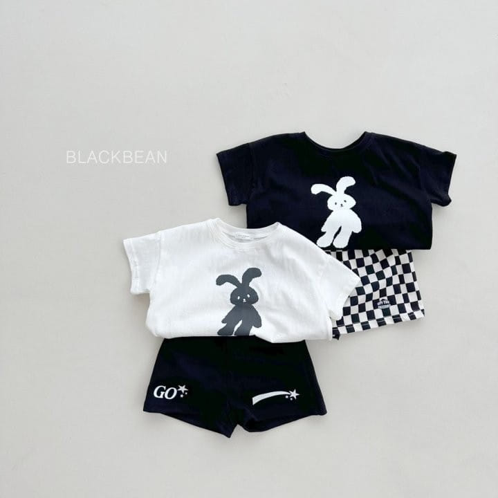 Black Bean - Korean Children Fashion - #todddlerfashion - Rabbit Tee
