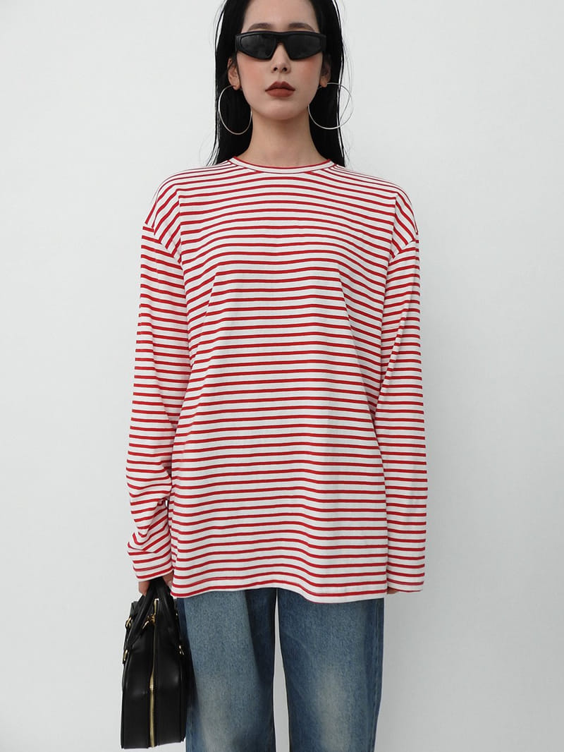 Black Fuchsia - Korean Women Fashion - #momslook - ST Tight Tee - 8