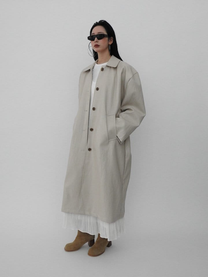 Black Fuchsia - Korean Women Fashion - #womensfashion - L Puff Long Coat - 4