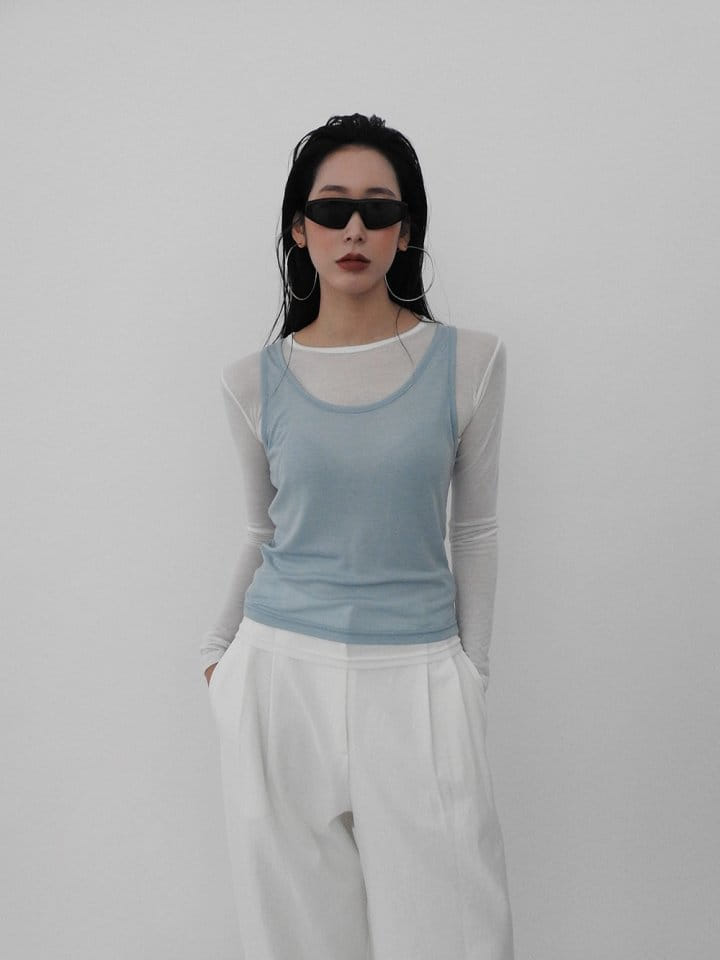 Black Fuchsia - Korean Women Fashion - #momslook - Tavi Sleeveless Tee - 3