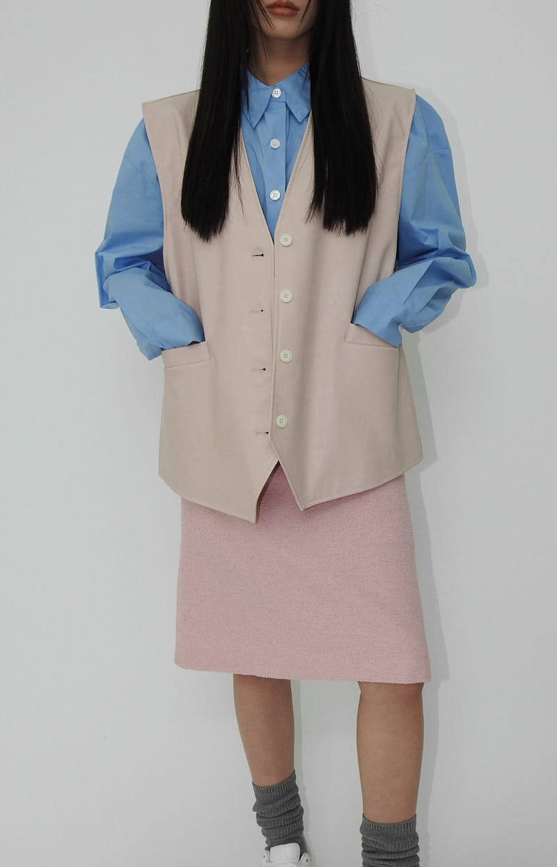 Black Fuchsia - Korean Women Fashion - #momslook - Summer Word Skirt