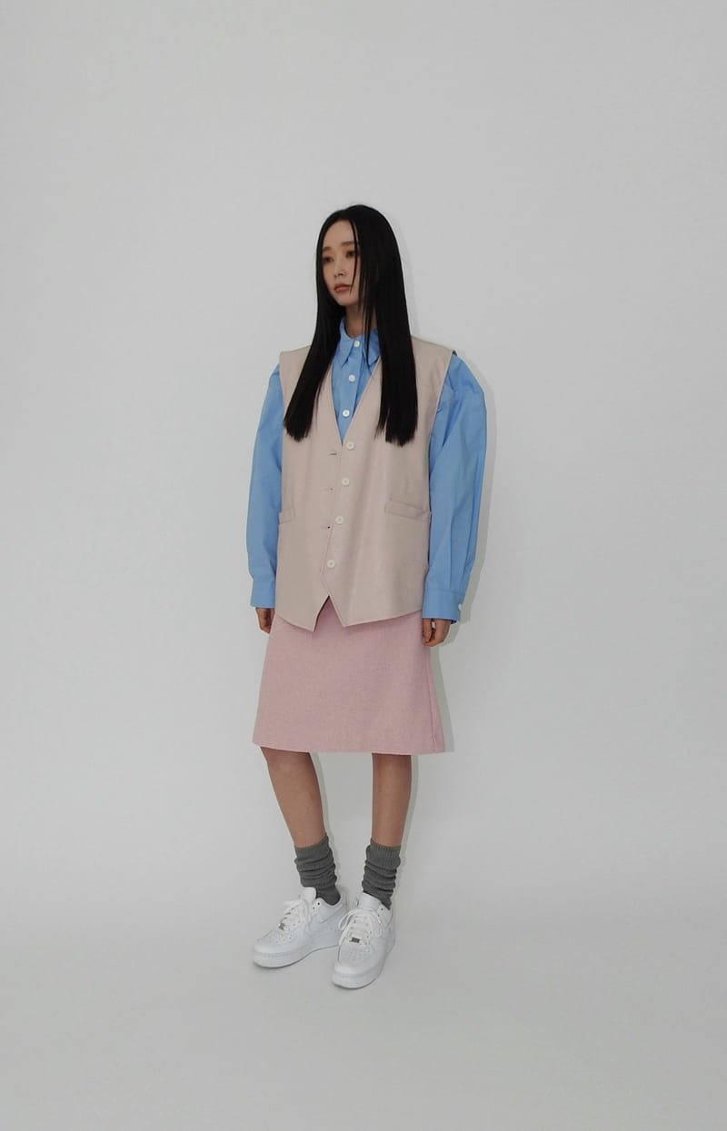 Black Fuchsia - Korean Women Fashion - #momslook - Summer Word Skirt - 3